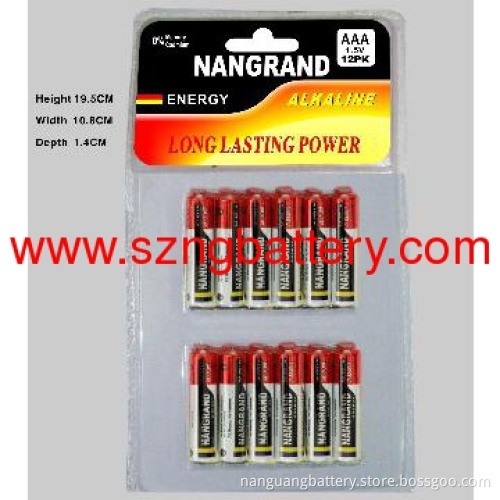 AAA 12B LR6 Alkaline BATTERY